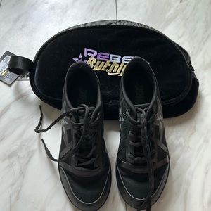 Never Worn Rebel Ruthless Black Cheer Shoes
